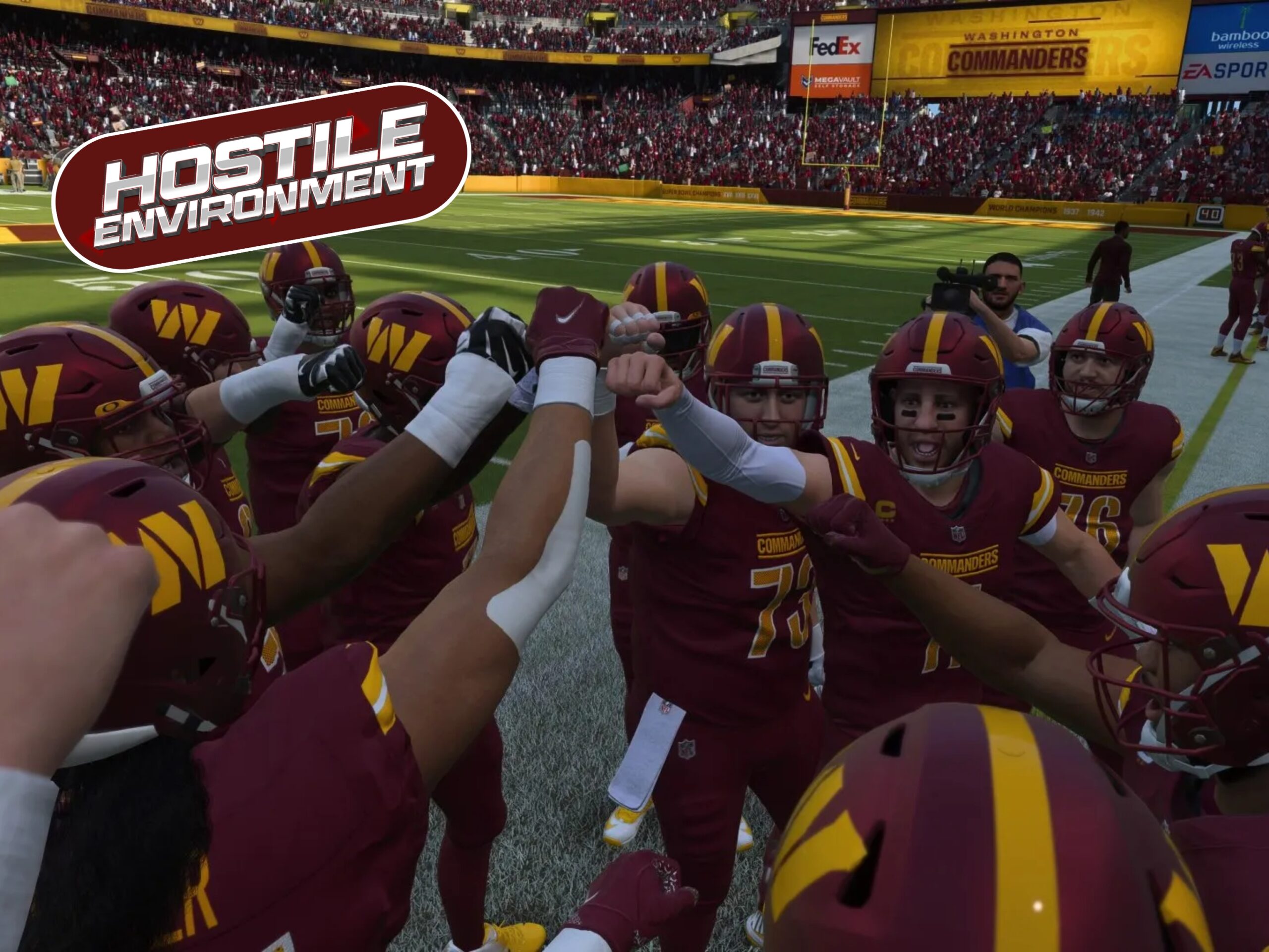 Washington Commanders in Madden 26 - Photo via Madden Ratings