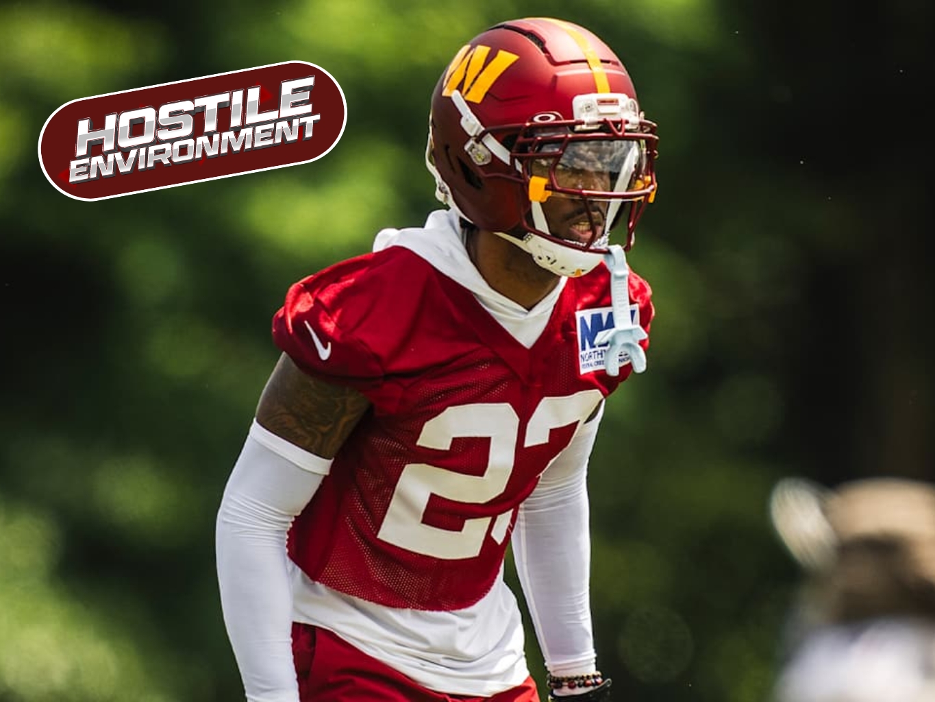 Commanders' Trey Amos unsigned - Photo via Washington Commanders team website